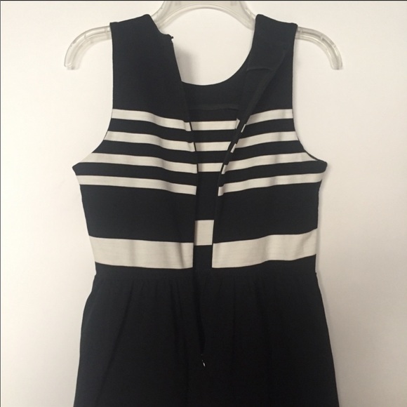 Madewell Striped Afternoon Dress Black & White S - Picture 6 of 8